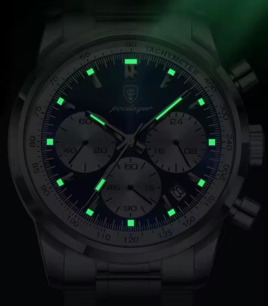 Montre chronographe de luxe POEDAGAR