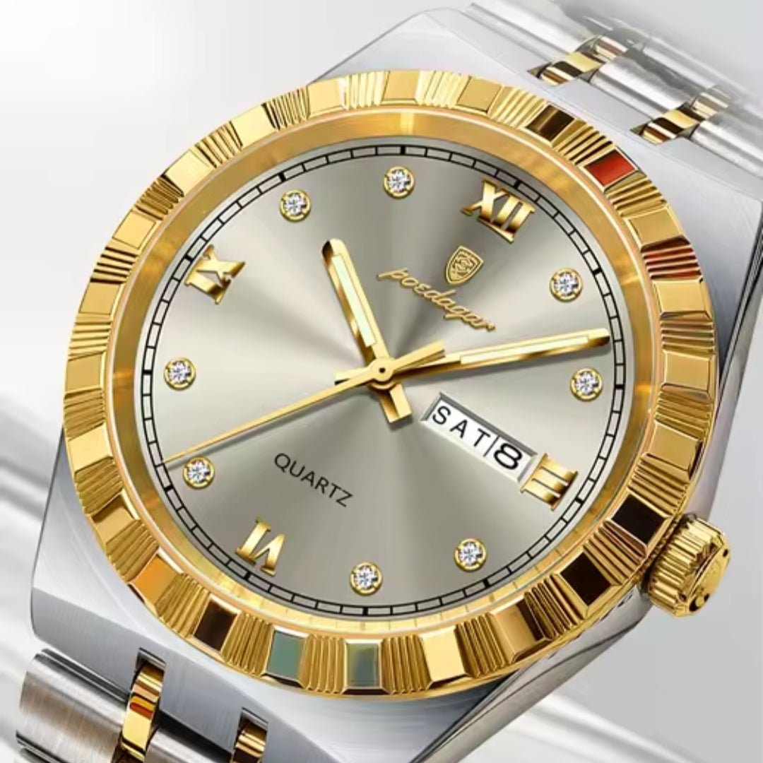 Montre de Luxe en acier inoxydable POEDAGAR