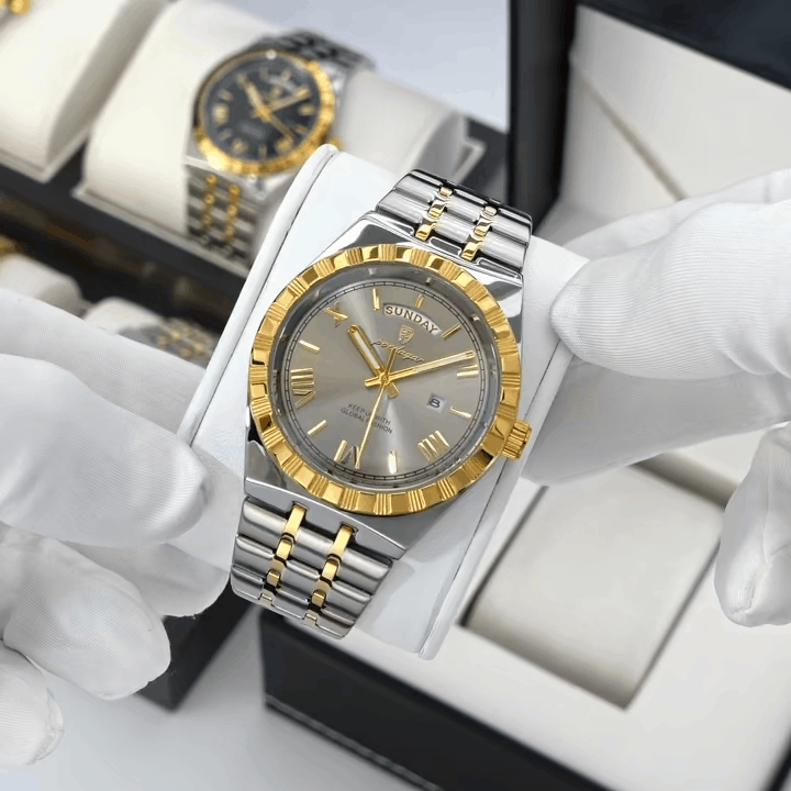 Montre de Luxe en acier inoxydable POEDAGAR