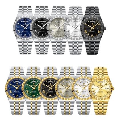 Montre de Luxe en acier inoxydable POEDAGAR