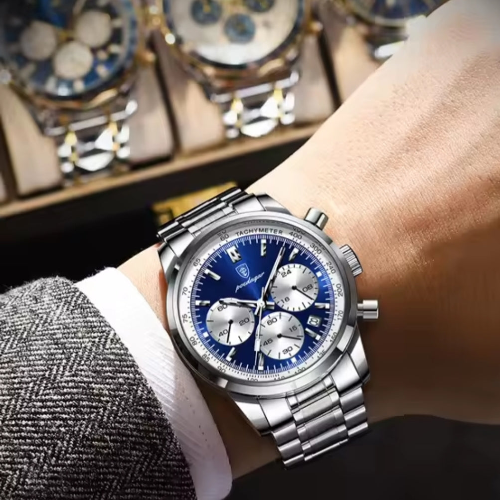 Montre chronographe de luxe POEDAGAR