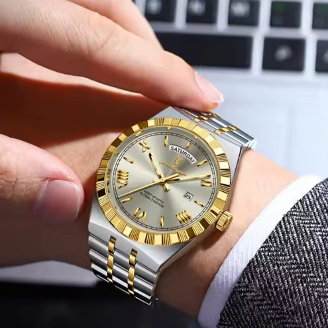 Montre de Luxe en acier inoxydable POEDAGAR