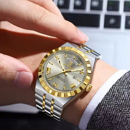 Montre de Luxe en acier inoxydable POEDAGAR