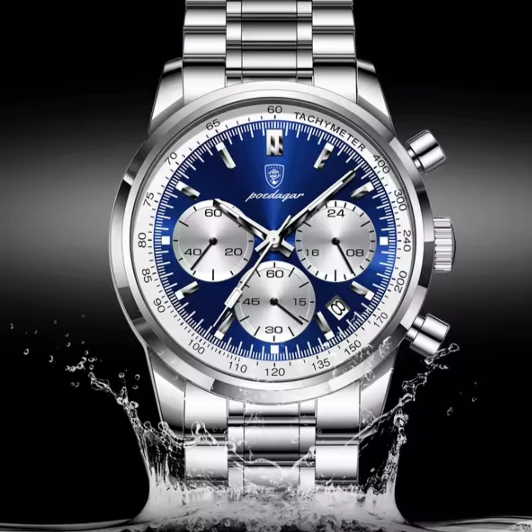 Montre chronographe de luxe POEDAGAR